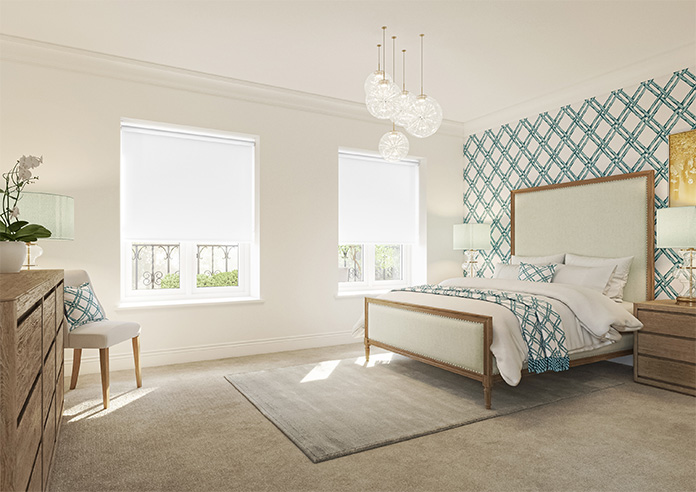 Verona (Blackout), Pure White - Roller Blind - Image 7